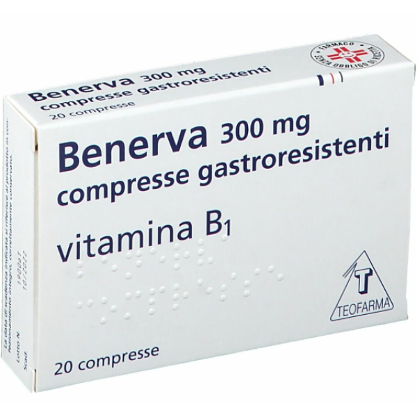 Benerva - 300 mg Compresse Gastroresistenti 20 Compresse