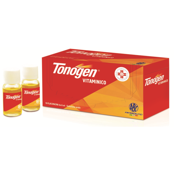 Tonogen Vitaminico - Polvere E Solvente per Soluzione Orale Flacone con Tappo Serbatoio