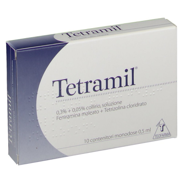 Tetramil - 0,3% + 0,05% Collirio, Soluzione, 10 Contenitori Monodose da 0,5 ml