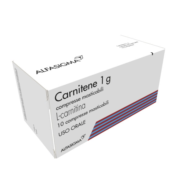 Carnitene - 1 g Compresse Masticabili, Blister Alu/alu 10 Compresse