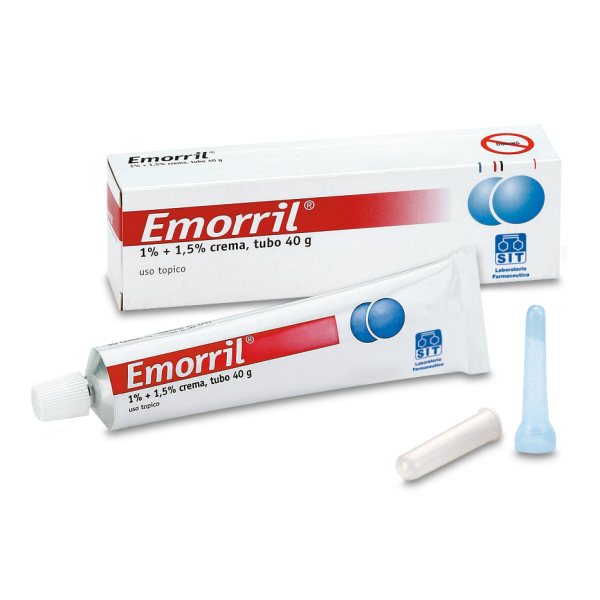 Emorril - 1% + 1,5% Crema, Tubo 40 g