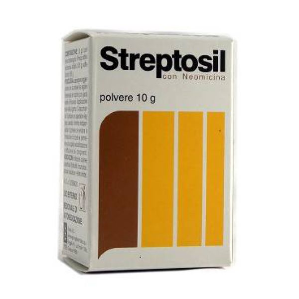Streptosil Neomicina - 99,5% + 0,5% Polvere Cutanea, 10 g in Flacone Pe