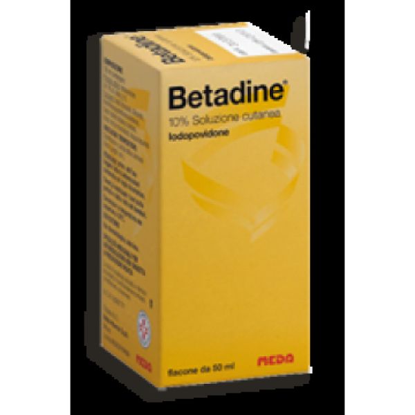 Betadine - 10% Soluzione Cutanea, 1 Flacone 50 ml