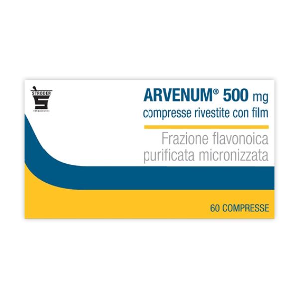 Arvenum - 500 mg Compresse Rivestite con Film 60 Compresse in Blister Pvc/al