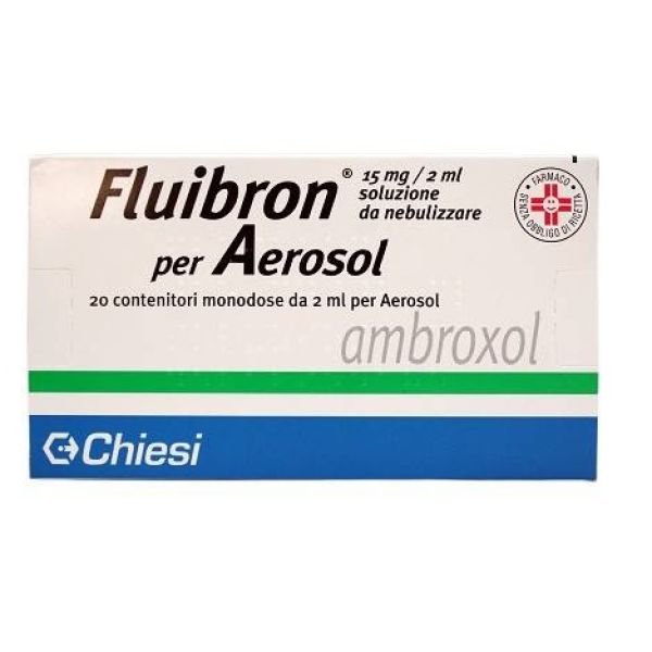 Fluibron - 15 Mg/2 ml Soluzione da Nebulizzare 20 Contenitori Monodose 2 ml