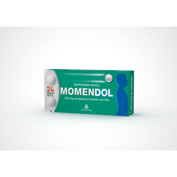Momendol - 220 mg Compresse Rivestite con Film, 24 Compresse