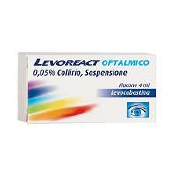 Levoreact Oftalmico - 0,05% Collirio, Sospensione, Flacone 4 ml