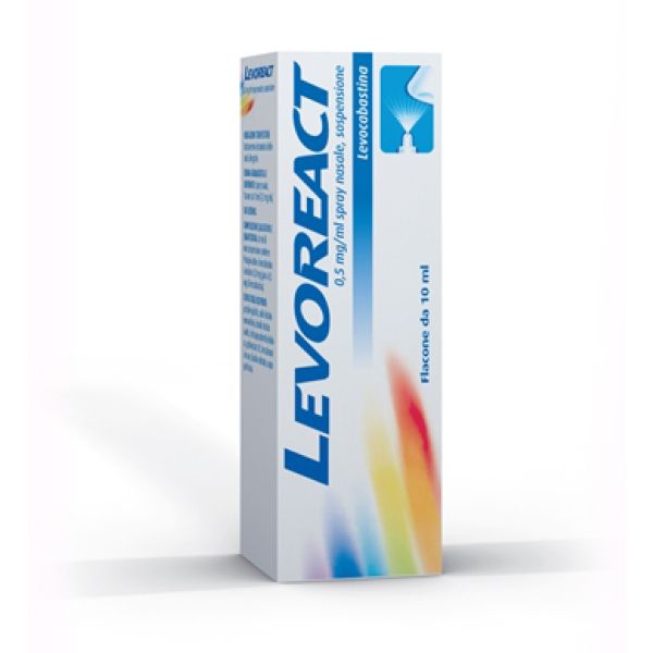 Levoreact - 0,5 Mg/ml Spray Nasale, Sospensione Flacone da 10 ml