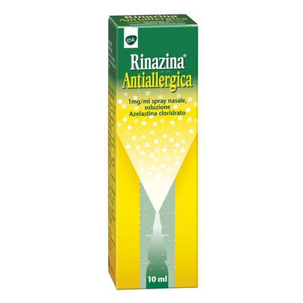 Rinazina Antiallergica - 1 Mg/ml Spray Nasale, Soluzione, Flacone con Nebulizzatore da 10 ml