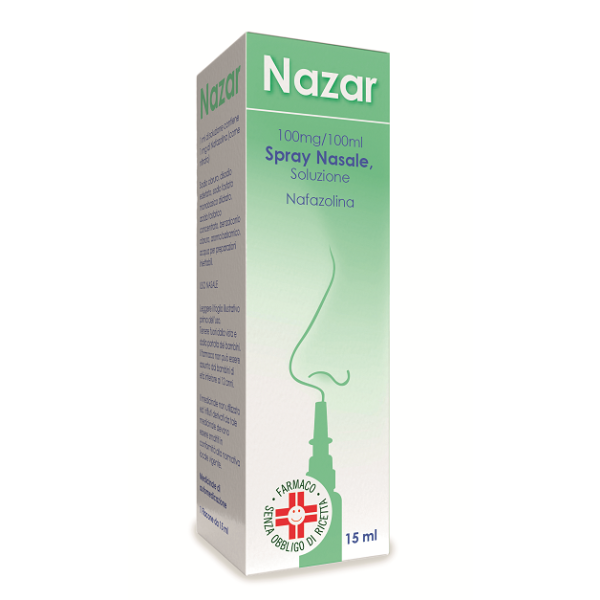 Nazar - 1 Mg/ml Spray Nasale Soluzione 1 Flacone in Vetro da 15 ml