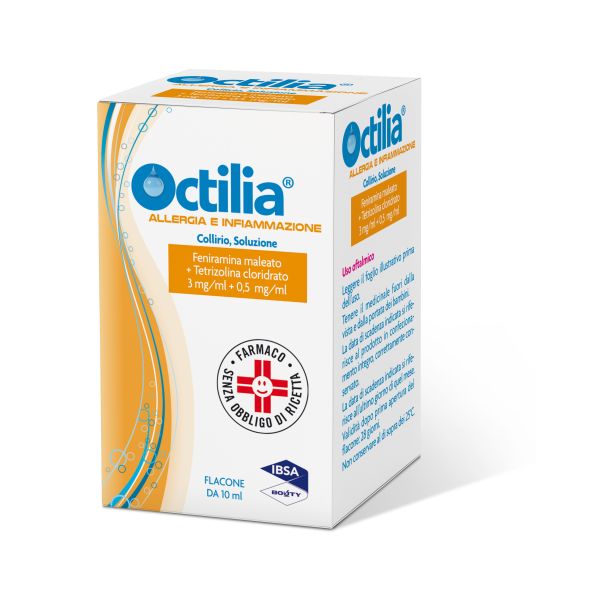 Octilia Allergia E Infiammazione - 3 Mg/ml + 0,5 Mg/ml Collirio, Soluzione, 1 Flacone Ldpe da 10 ml