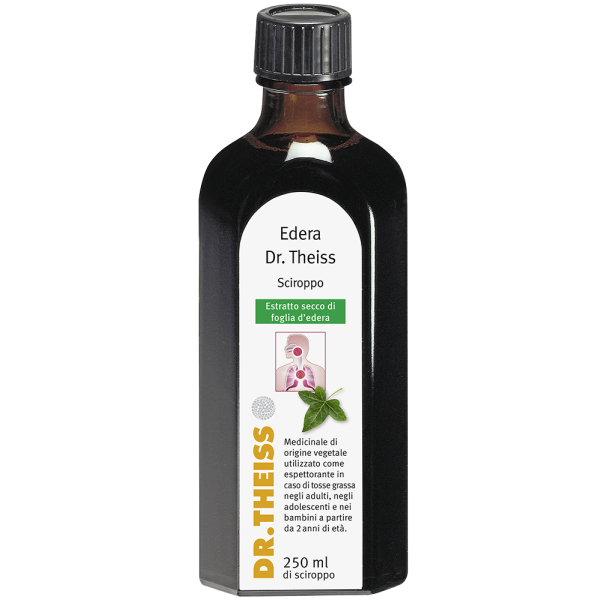 Edera (dr Theiss) - 1,54 Mg/ml Sciroppo 1 Flacone in Vetro da 250 ml con Bicchiere Dosatore