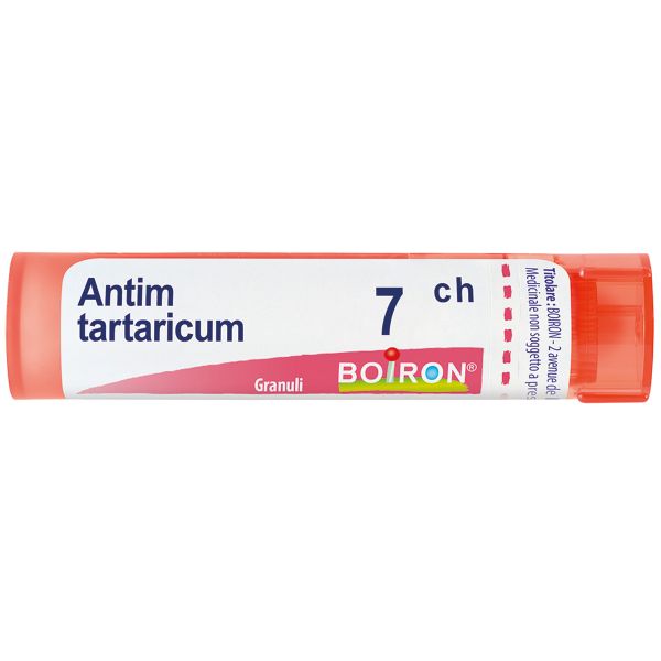 Antimonium Tartaricum (boiron) - 7 Ch Granuli 1 Contenitore Multidose in Pp da 4 g (80 Granuli) con Tappo Dispensatore in Ps