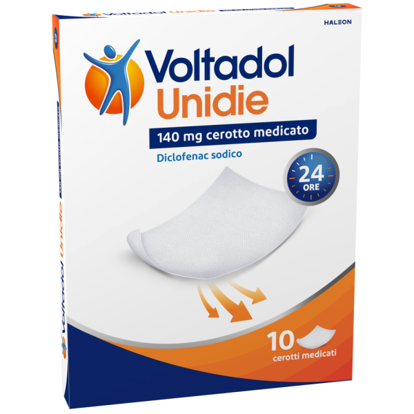 Voltadol Unidie - 140 mg Cerotti Medicati 10 Cerotti in Bustina Carta/pe/al/eaa