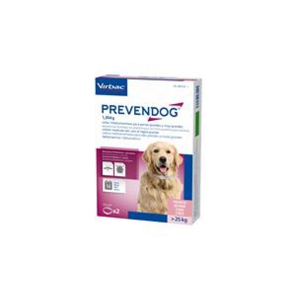 Prevendog - 1,304 g Collare Medicato per Cani di Taglia Grande Scatola di Cartone Contenente 2 Collari da 75 Cm