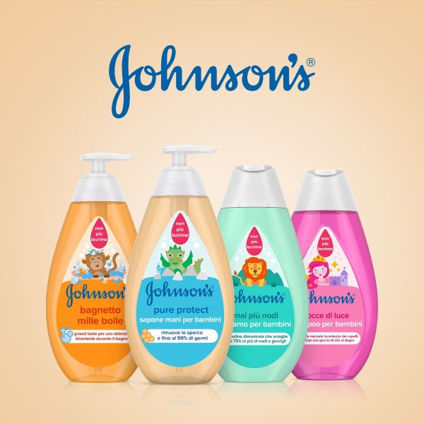 Johnson's Baby - Sapone Mani per Bambini Pure Protect 300 ml