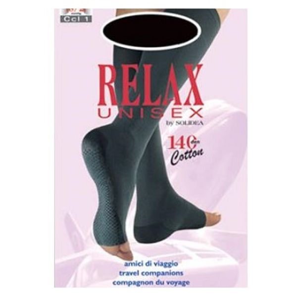 Relax Unisex 140 Gambaletto Cotton Punta Aperta Natur 1 S