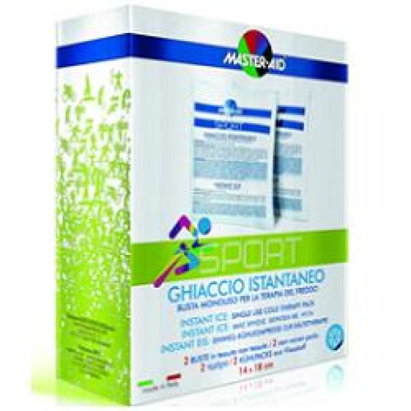 Ghiaccio Istantaneo Master-aid Sport per Terapia Del Freddo 2 Pezzi