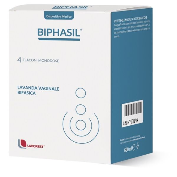 Biphasil Trattamento Vaginale 4 Flaconix150 ml