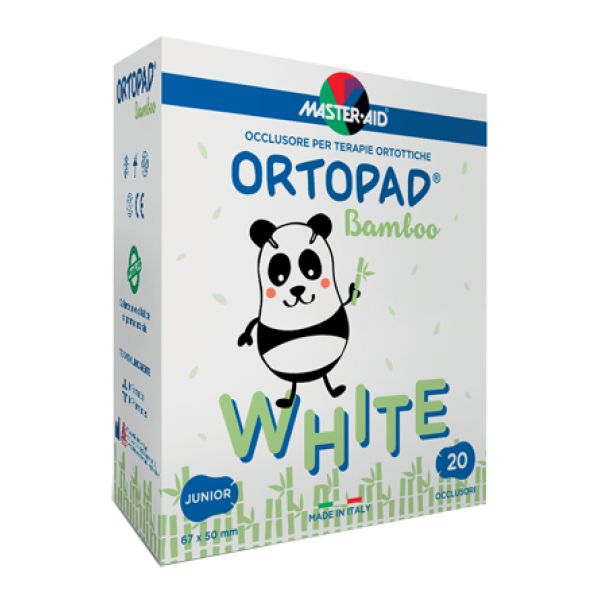 Cerotto Oculare per Ortottica Ortopad Bianco M 20 Pezzi