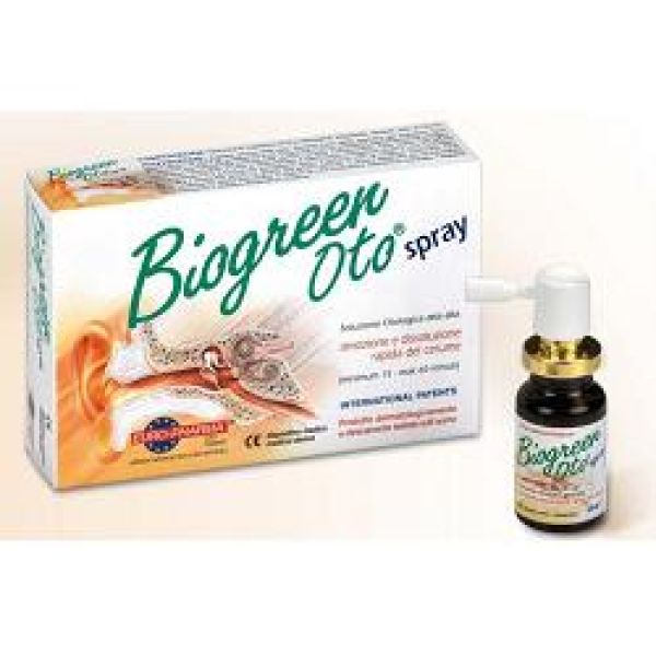 Soluzione Otologica Biogreen Oto Spray Rimozione E Dissoluzione Cerume 13 ml