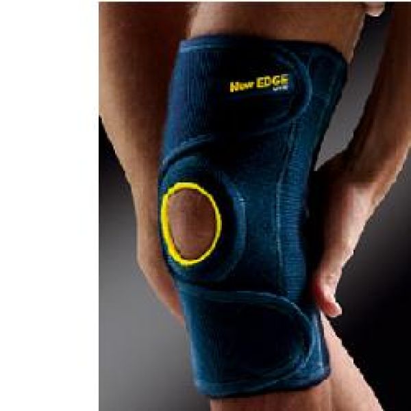 Ginocchiera Elastica con Foro New Edge 021 Blu Regular