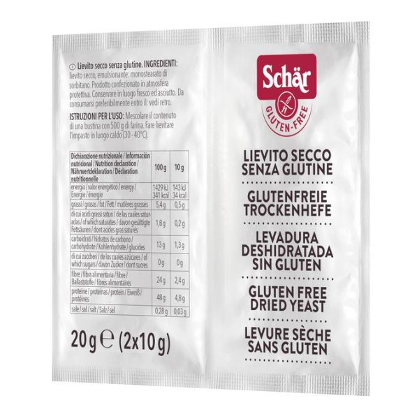 Schar Lievito Secco 2 Bustine da 10 g