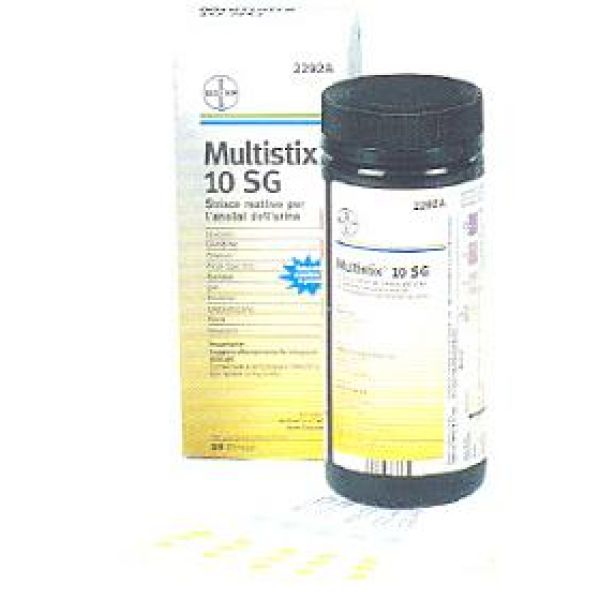 Striscia Reattiva Multitest Multistix 10sg 25 Pezzi