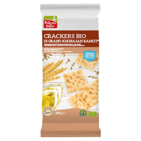 Fsc Crackers di Kamut Senza Lievito Bio Vegan con Olio Extravergine di Oliva 290 g