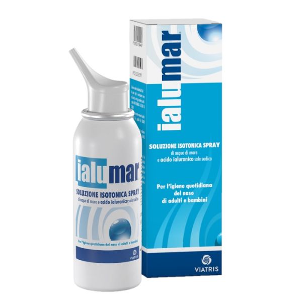 Soluzione Isotonica Spray di Acqua di Mare Acido Ialuronico Sale Sodico per Igiene Naso Adulti E Bambini 100ml