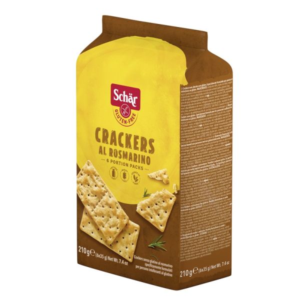 Schar Crackers Al Rosmarino 6 Confezioni da 35 g
