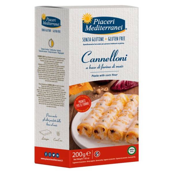 Piaceri Mediterranei Pasta di Mais Cannelloni Senza Glutine 200 g