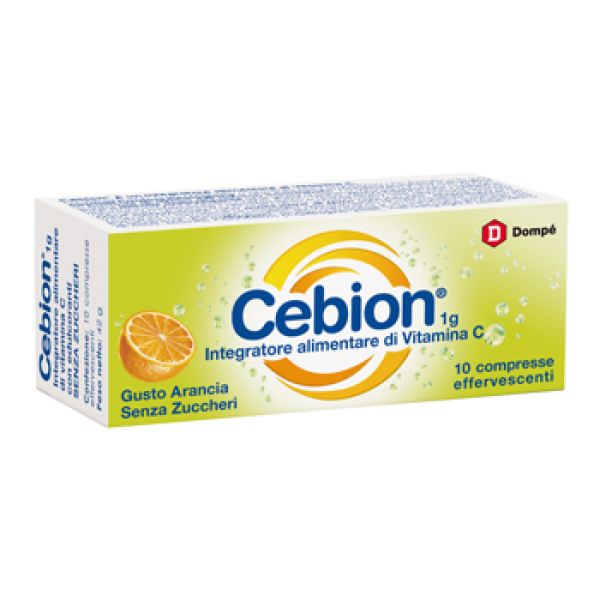Cebion Effervescente Vit C Senza Zucchero 10 Compresse