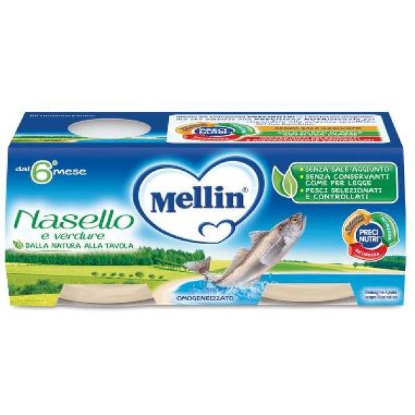 Mellin Omogeneizzato Nasello 2 X 80 g