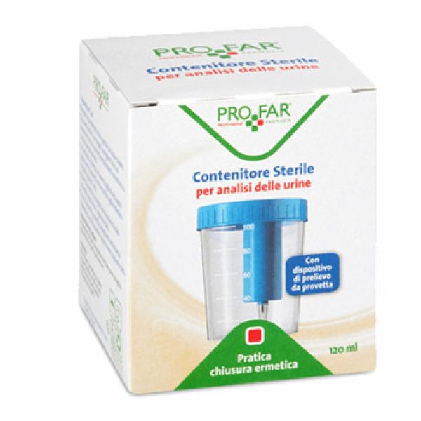 Contenitore Urine Profar con Tappo di Sicurezza 120ml