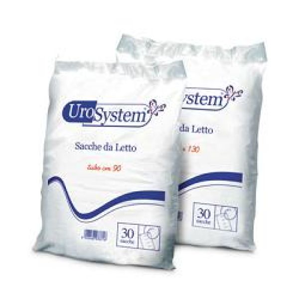 Sacca di Drenaggio da Letto per Incontinenza Urosystem Tubo 130 Cm Senza Scarico 30 Pezzi