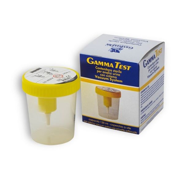 Contenitore Sterile per Urina Sottovuoto 120 ml Gammadis