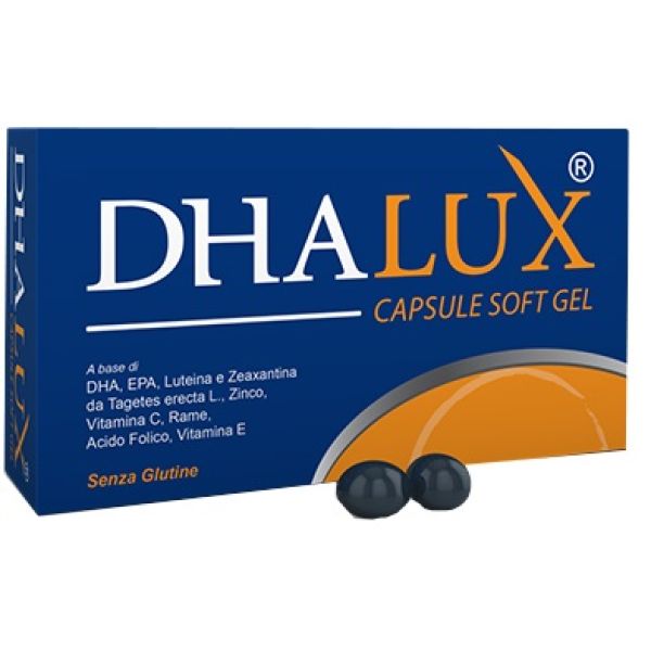 Dhalux Blister 30 Capsule Molli Astuccio 27,36 g
