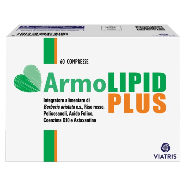Armolipid Plus 60 Compresse - Integratore per il Controllo del Colesterolo e dei Trigliceridi
