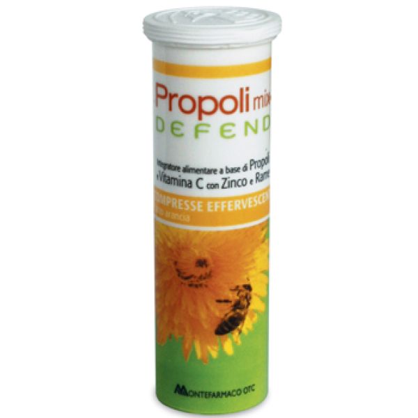 Propoli Mix Defend 10 Compresse Effervescenti Gusto Arancia