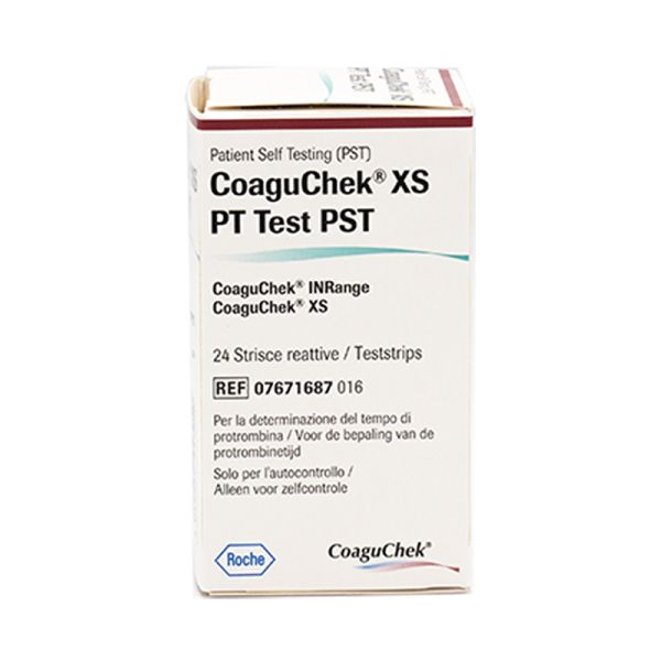 Coaguchek Xs Pt Pst 24 Strisce Test