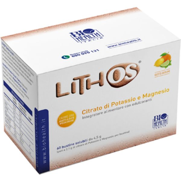 Lithos 60 Bustine da 4,5 g Gusto Agrumi