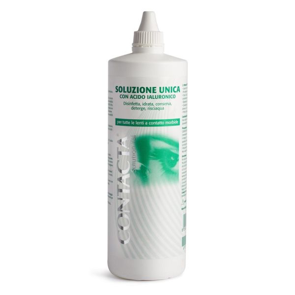 Soluzione Unica con Acido Ialuronico per Lenti a Contatto Contacta Solution 360ml
