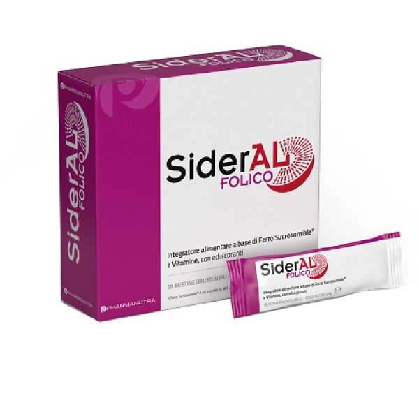 Sideral Folico 30 mg 20 Bustine Orosolubili