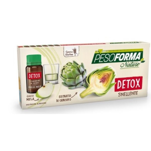 Pesoforma Nature Detox Snellente 6 Flaconcini da 10 ml