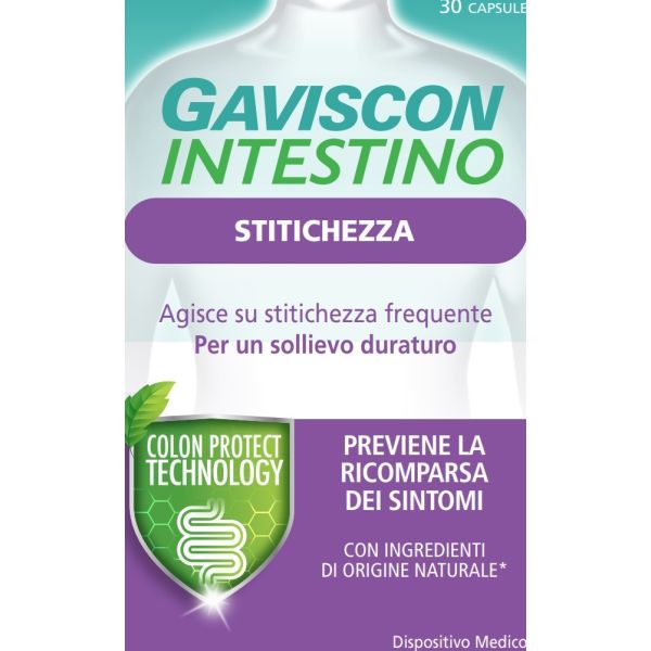 Gaviscon Intestino Stitichezza 30 Capsule