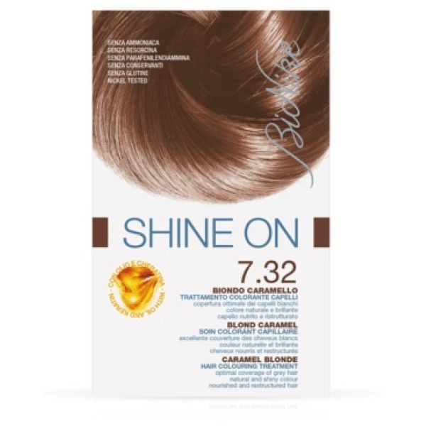 Bionike Shine On Trattamento Colorante Capelli Biondo Caramello 7.32