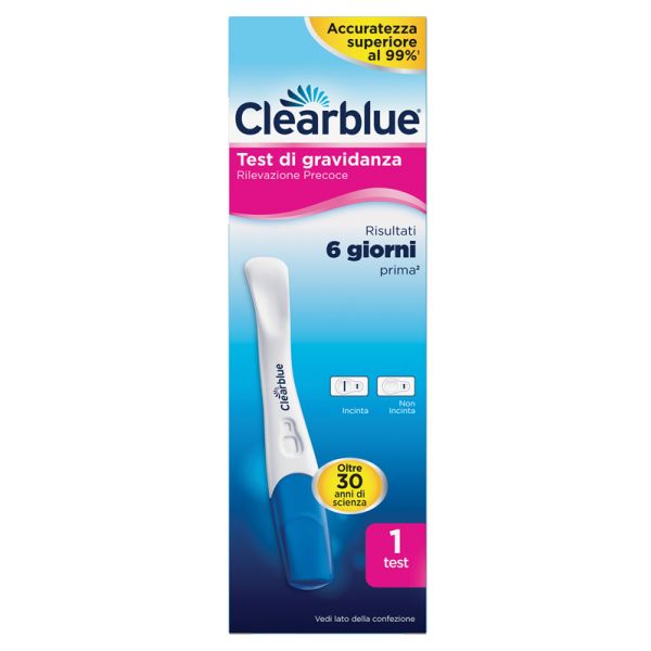 Test di Gravidanza Clearblue Rilevazione Precoce 1 Pezzo