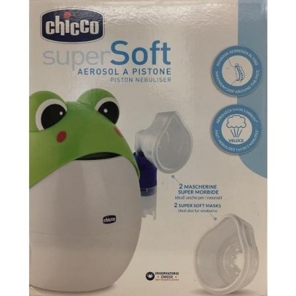 Chicco Dispositivo a Pistone per Aerosolterapia Super Soft Rana
