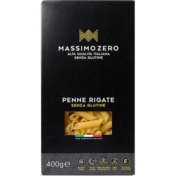 Massimo Zero Mezze Penne Rigate 400 g